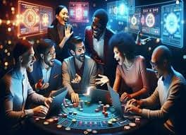 Live dealer interaction during Wild Coaster session